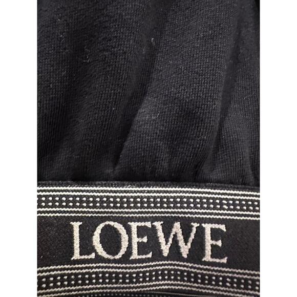 Loewe -  Cropped Hoodie, Black- Size XS - Picture 6 of 8